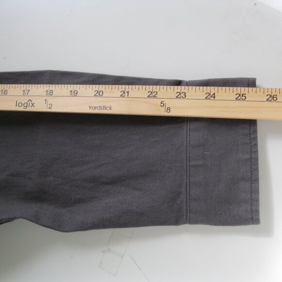 Rugged Elements men’s outdoor button down work Canvas shirt long sleeves gray, L - Picture 8 of 10